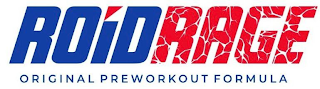 ROIDRAGE ORIGINAL PREWORKOUT FORMULA logo
