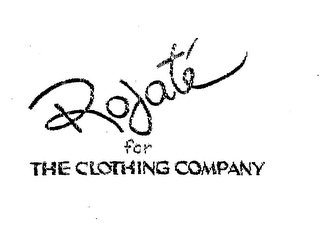 ROJATE FOR THE CLOTHING COMPANY logo