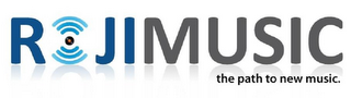 ROJIMUSIC THE PATH TO NEW MUSIC. logo