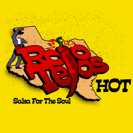 ROJO TEJAS HOT SALSA FOR THE SOUL logo