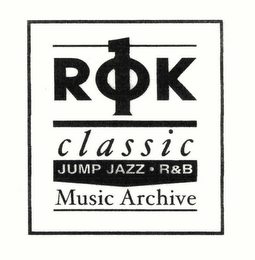 ROK 1 CLASSIC JUMP JAZZ R&B MUSIC ARCHIVE logo