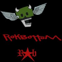 ROK BOTTOM CO. RB logo