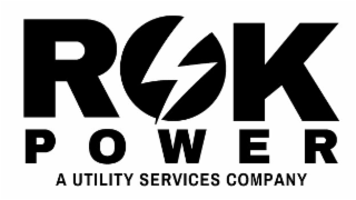 ROK POWER A UTILITY SERVICES COMPANY logo