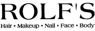 ROLF'S HAIR · MAKEUP · NAIL · FACE · BODY logo