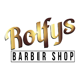 ROLFYS BARBER SHOP logo