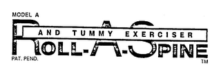 ROLL-A-SPINE AND TUMMY EXERCISER logo