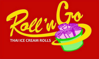 ROLL N GO THAI ICE CREAM ROLLS logo