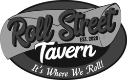 ROLL STREET EST. 2020 TAVERN IT'S WHERE WE ROLL logo