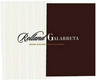 ROLLAND GALARRETA MICHEL ROLLAND JAVIER GALARRETA logo
