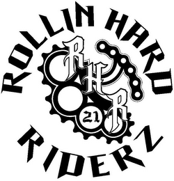 ROLLIN HARD RIDERZ RHR 21 logo