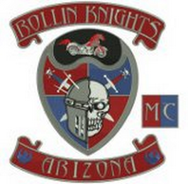 ROLLIN KNIGHTS MC ARIZONA logo