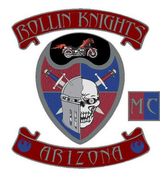 ROLLIN KNIGHTS MC ARIZONA logo