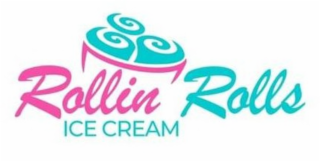 ROLLIN ROLLS ICE CREAM logo