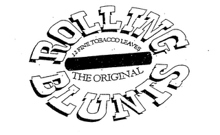 ROLLING BLUNTS 12 FINE TOBACCO LEAVES THE ORIGINAL logo