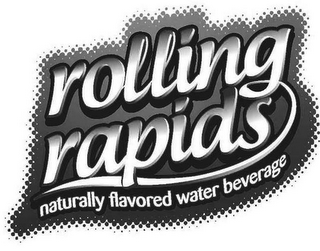 ROLLING RAPIDS NATURALLY FLAVORED WATER BEVERAGE logo