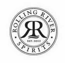 · ROLLING RIVER · R R EST. 2012 SPIRITS logo