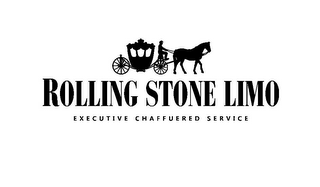 ROLLING STONE LIMO EXECUTIVE CHAFFUERED SERVICE logo