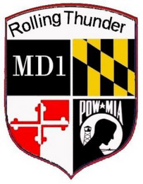 ROLLING THUNDER MD1 POW MIA logo