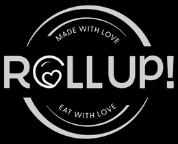 ROLLUP! MADE WITH LOVE EAT WITH LOVE logo