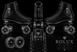 ROLUX (WORD MARK) ROLUX LOGO (DIAMOND + R + ROLUX) ROLL IN LUXURYROLL YOUR STYLE logo