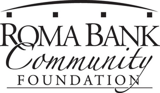 ROMA BANK COMMUNITY FOUNDATION logo