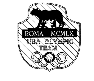 ROMA MCMLX USA OLYMPIC TEAM logo