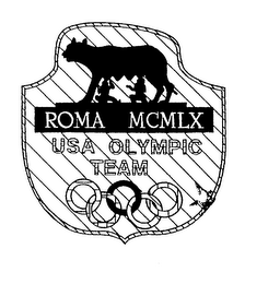ROMA MCMLX USA OLYMPIC TEAM logo