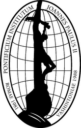 ROMAE 1981 PONTIFICIUM INSTITUTUM JOANNES PAULUS II VASHINTONIAE 1988 logo