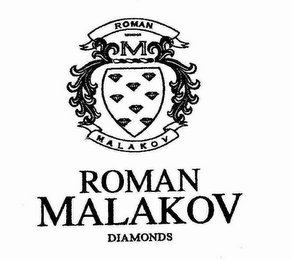 ROMAN M MALAKOV DIAMONDS logo