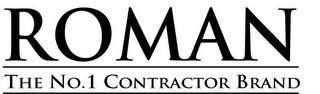 ROMAN THE NO.1 CONTRACTOR BRAND logo