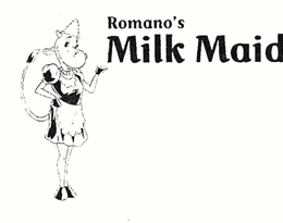 ROMANO'S MILK MAID logo