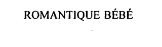 ROMANTIQUE BEBE logo
