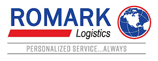 ROMARK LOGISTICS PERSONALIZED SERVICE... ALWAYS logo