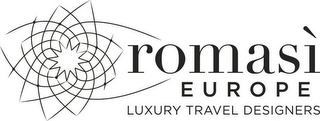 ROMASI EUROPE LUXURY TRAVEL DESIGNERS logo