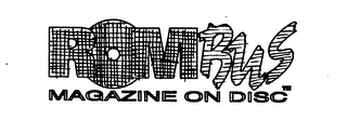 ROMBUS MAGAZINE ON DISC logo