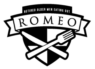 ROMEO RETIRED OLD MEN EATING OUT logo