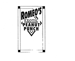 ROMEO'S EXOTIC PEANUT PUNCH logo