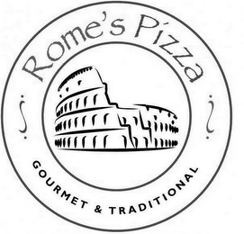 ROME'S PIZZA GOURMET & TRADITIONAL logo