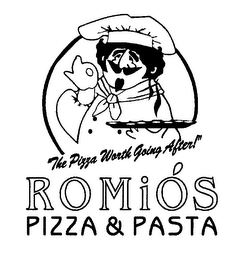 ROMIÓS PIZZA & PASTA logo