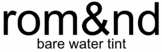 ROM&ND BARE WATER TINT logo