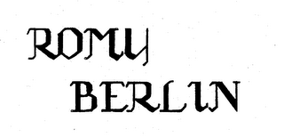 ROMY BERLIN logo