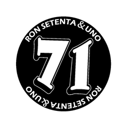 RON 71 SETENTA & UNO RON SETENTA & UNO logo