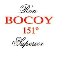 RON BOCOY 151° SUPERIOR logo