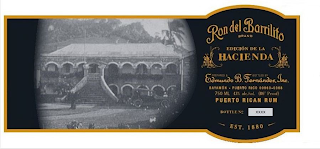 RON DEL BARRILITO BRAND EDICIÓN DE LA HACIENDA PREPARED AND BOTTLED BY EDMUNDO B. FERNÁNDEZ, INC. BAYAMÓN PUERTO RICO 00960-0368 750 ML 43% ALC./VOL. (86° PROOF) PUERTO RICAN RUM BOTTLE NO XXXX EST. 1880 logo