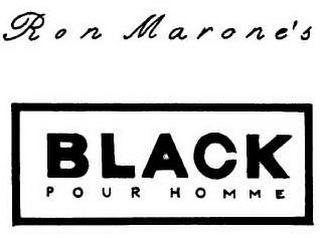 RON MARONE'S BLACK POUR HOMME logo