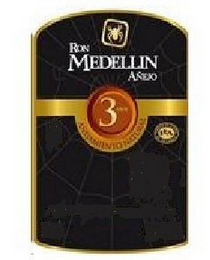 RON MEDELLIN AÑEJO 3 AÑOS - AÑEJAMIENTONATURAL FLA FABRICA DE LICORES DE ANTIOQUIA logo