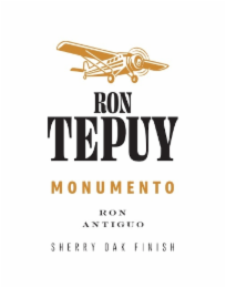 RON TEPUY MONUMENTO RON ANTIGUO SHERRY OAK FINISH logo