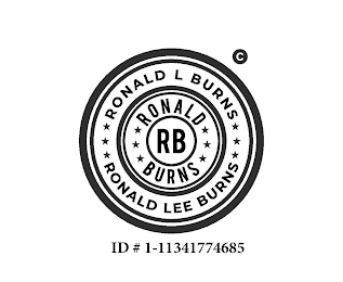 RONALD LEE BURNS RONALD L BURNS RONALD BURNS ID# 1-11341774685 logo