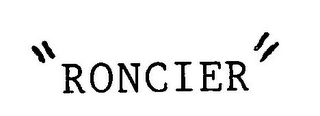 "RONCIER" logo