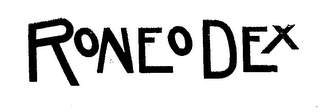 RONEODEX logo